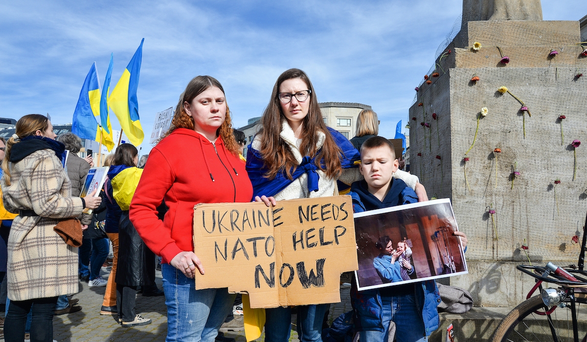 反戦集会インタビュー：ウクライナ、そして欧州の未来を救え！